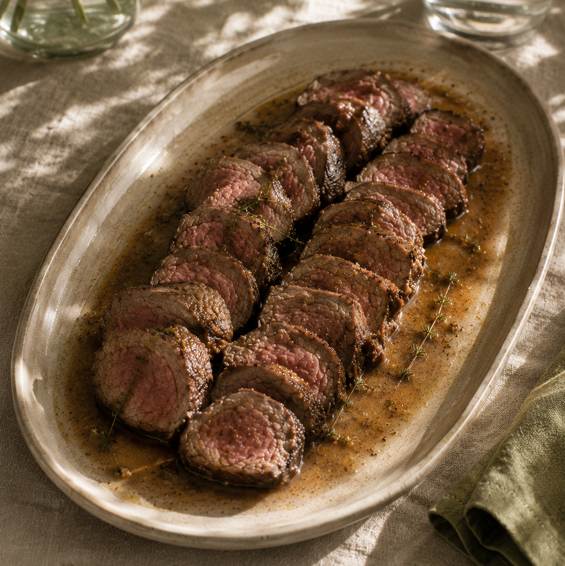 Filete con Costra de Mostaza