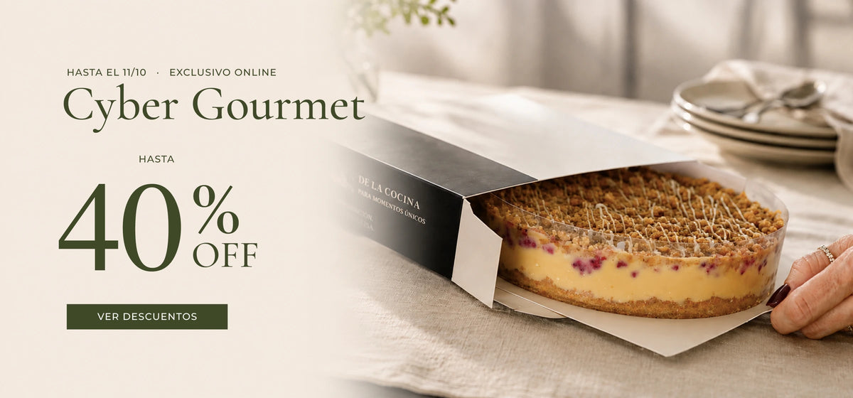 Cyber Gourmet, exclusivo online, en productos seleccionados