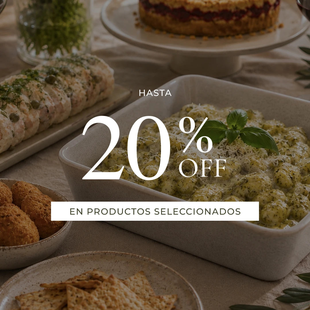 Hasta 20% en productos seleccionados