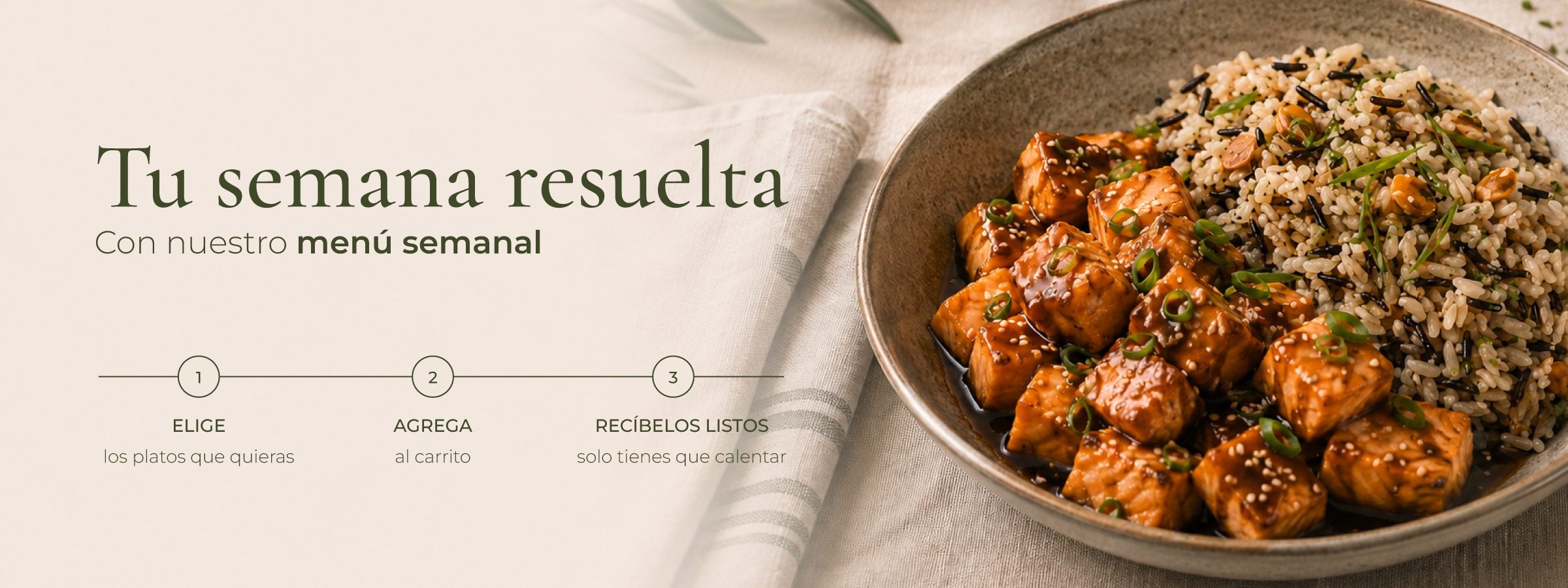 Tu semana resuelta - menu semanal