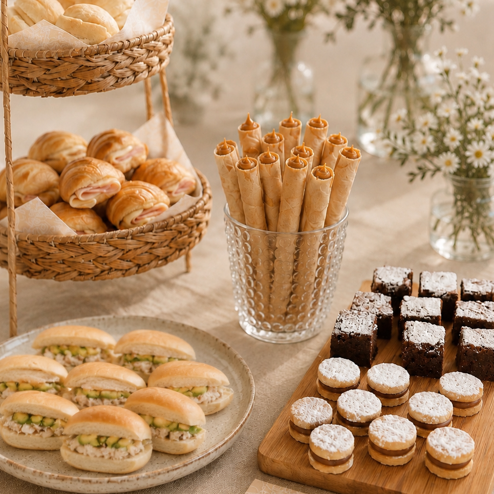Menú Bautizo y Baby Shower para 15 a 20 personas de Jackie Guiloff
