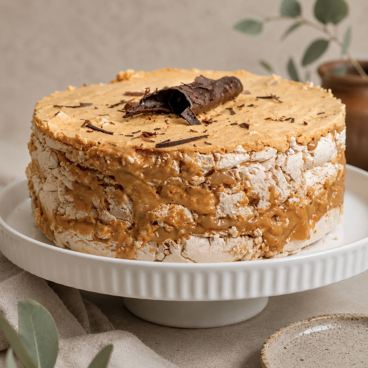 Torta Merengue Lúcuma