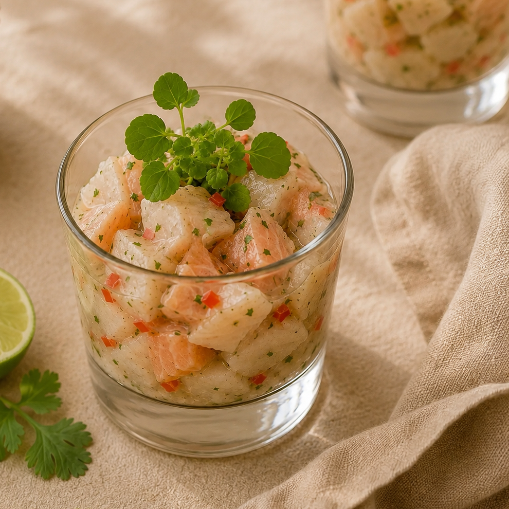 Ceviche Mixto Reineta Salmón