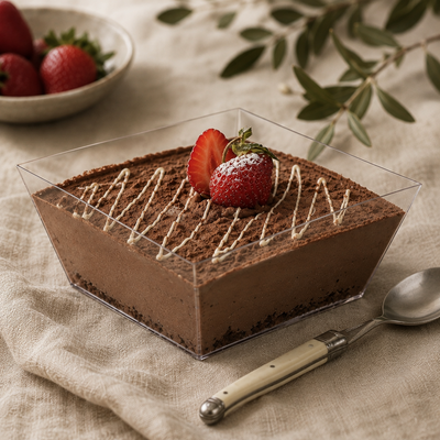 Mousse de Chocolate y Brownie