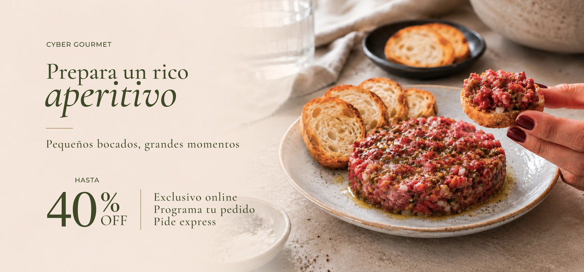 Cyber Gourmet, exclusivo online, en productos seleccionados
