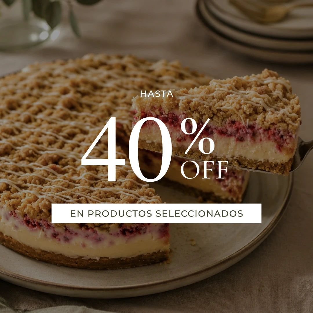 Hasta 40% en productos seleccionados