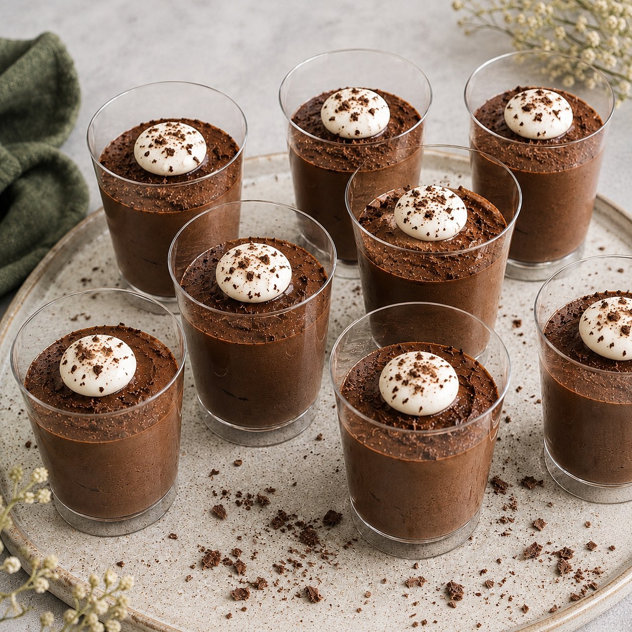Mini Mousse de Chocolate