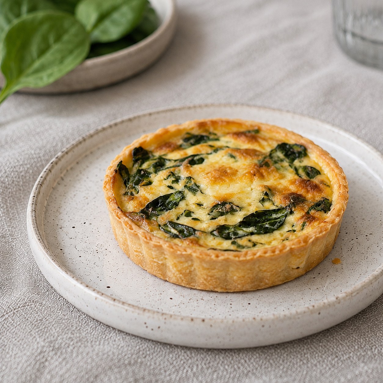 Quiche de Ricotta Espinaca