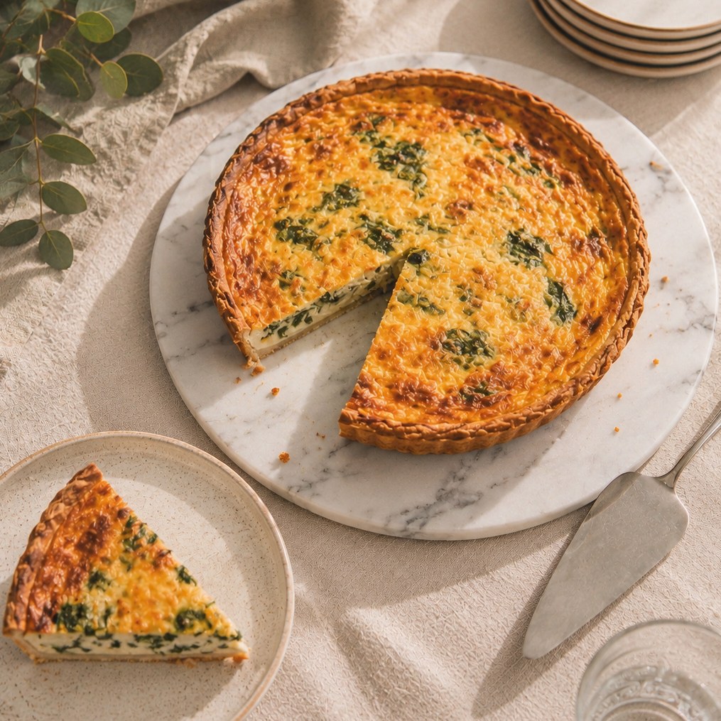Quiche Ricotta Espinaca