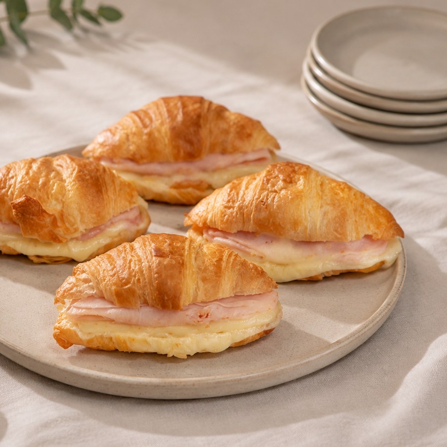 Tapadito Croissant Jamón de Pavo y Queso