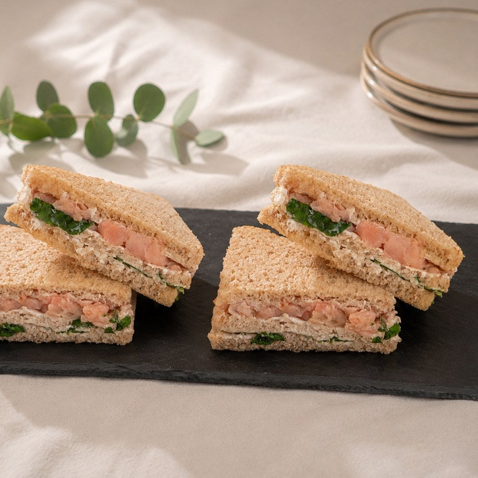 Tapadito Miga Salmón Queso Crema Berros
