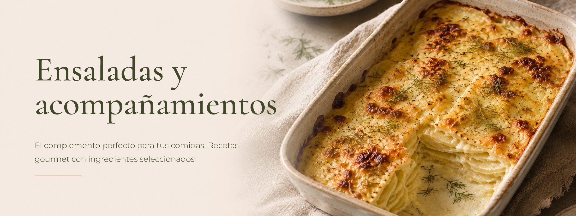 Ensaladas y acompanamientos