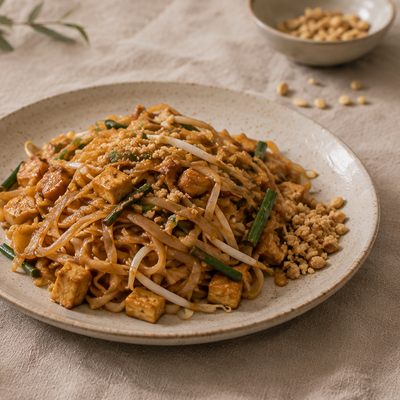 Pad Thai de Pollo y Verduras