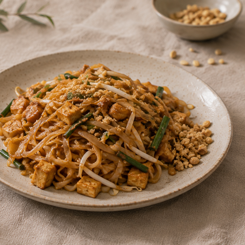 Pad Thai de Pollo y Verduras